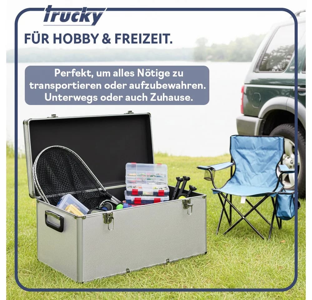Trucky Allzweckkiste Aluminium 3er Set Boxen Silber - Bild 5