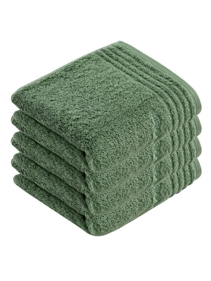 VOSSEN Handtuch 4er Pack 50x100 cm Vienna Style Supersoft Grün - Bild 2