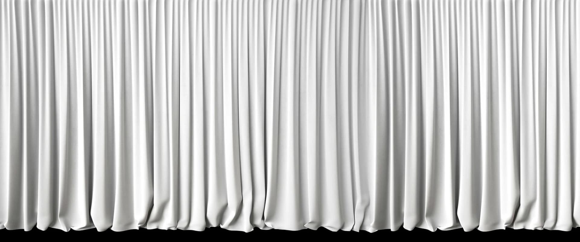 Fototapete ARCHITECTS PAPER White Curtain 3D-Motiv Grau/Schwarz/Silber 6m x 2,5m