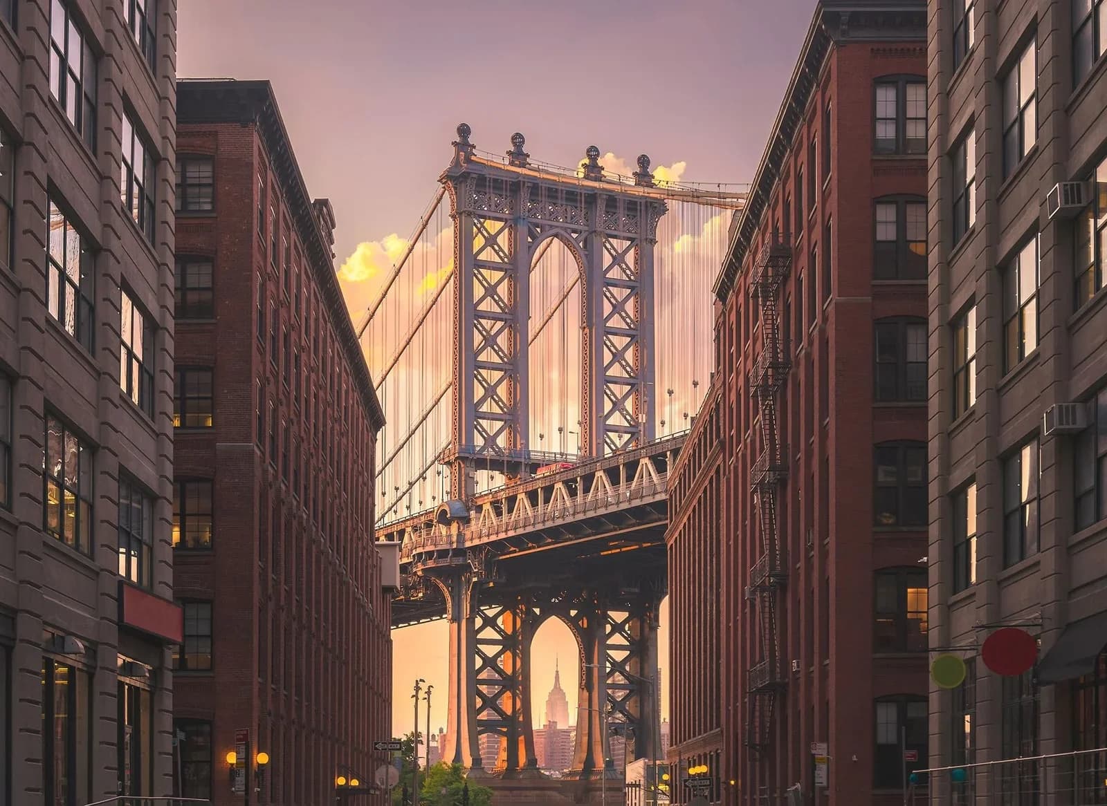 Fototapete LIVING WALLS Brooklyn Bridge Vlies 350x255cm