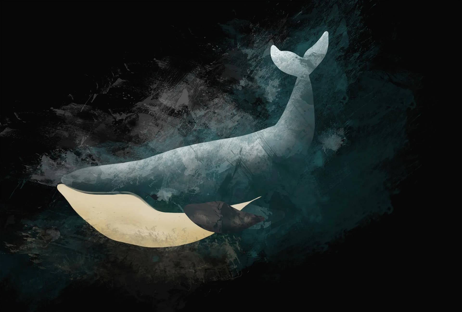 Fototapete LIVING WALLS ARTist Wal Dark - Vlies 400x270 cm