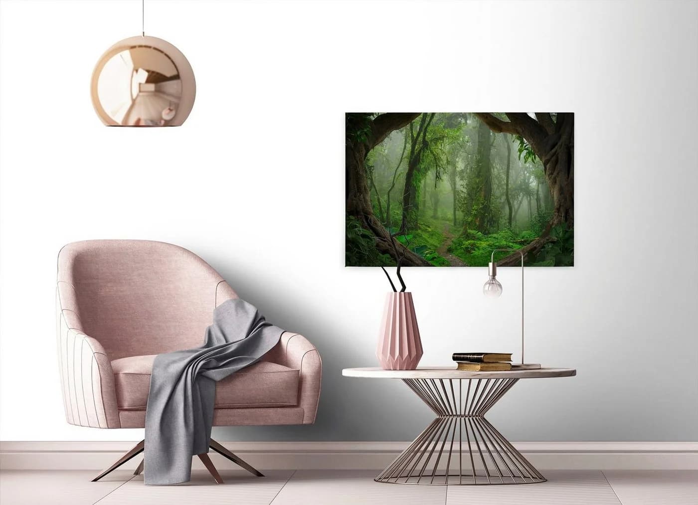 A.S. Création Leinwandbild Tropical Forest Grün Braun - Bild 5