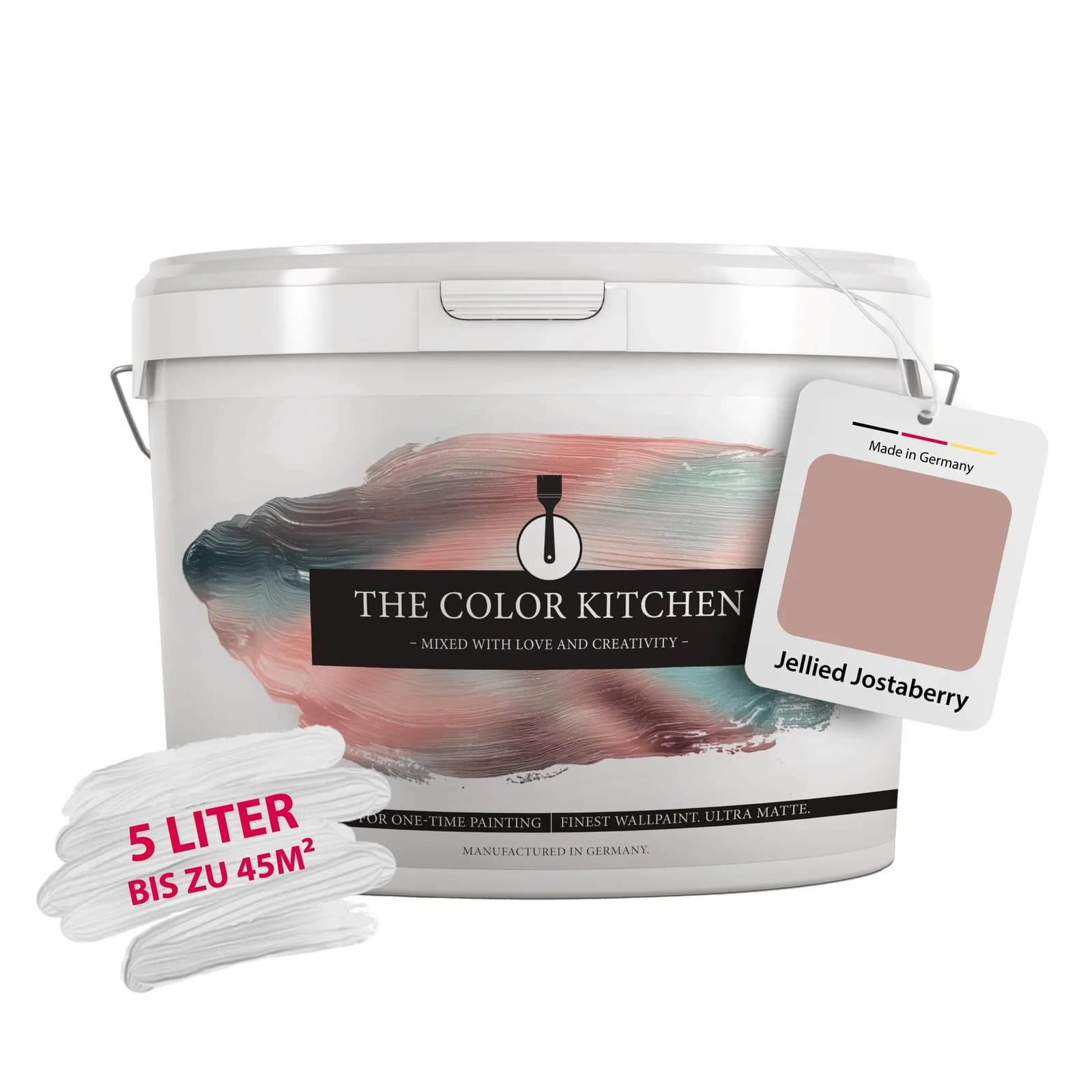 A.S. CREATION Seidenmatt Innenfarbe THE COLOR KITCHEN Rosa 5L