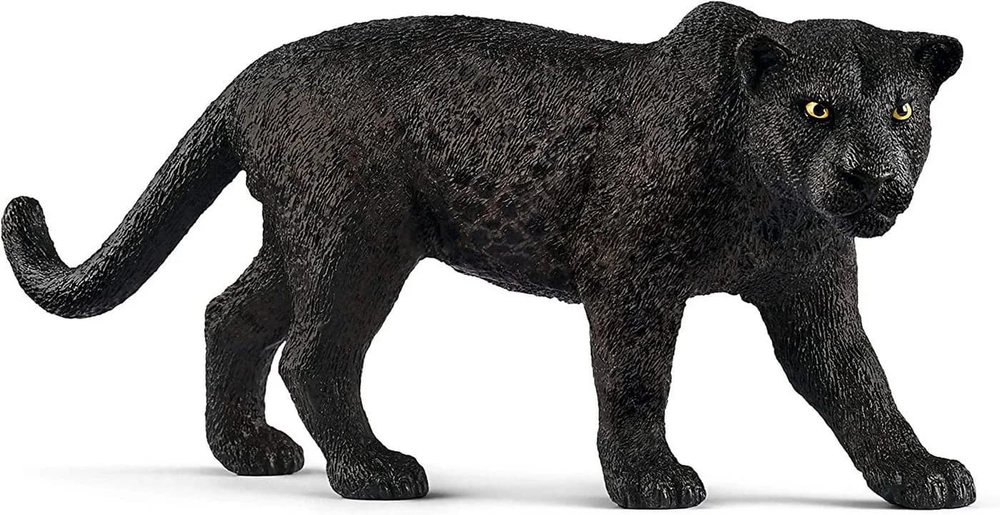 Schleich® Wild Life Tiere Zoo Basic Kit mit Baby-Giraffe, schwarzem Panther, Gorilla und jungem Nilpferd - Bild 4