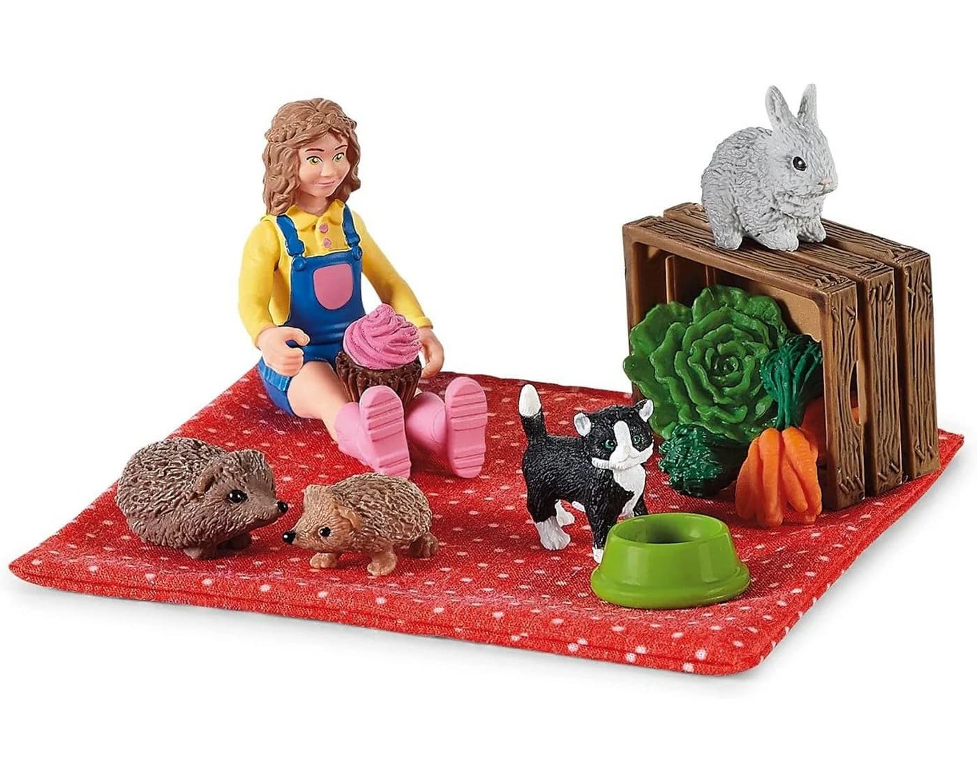 Schleich® Farm World Picknick mit kleinen Haustieren - 19-teiliges Spielzeugset - Bild 3