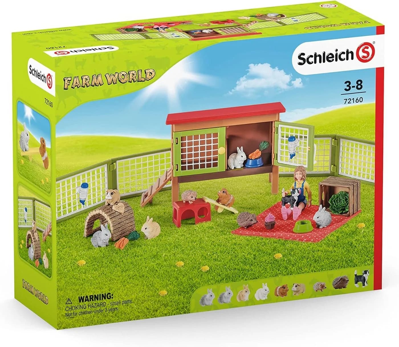 Schleich® Farm World Picknick mit kleinen Haustieren - 19-teiliges Spielzeugset - Bild 4