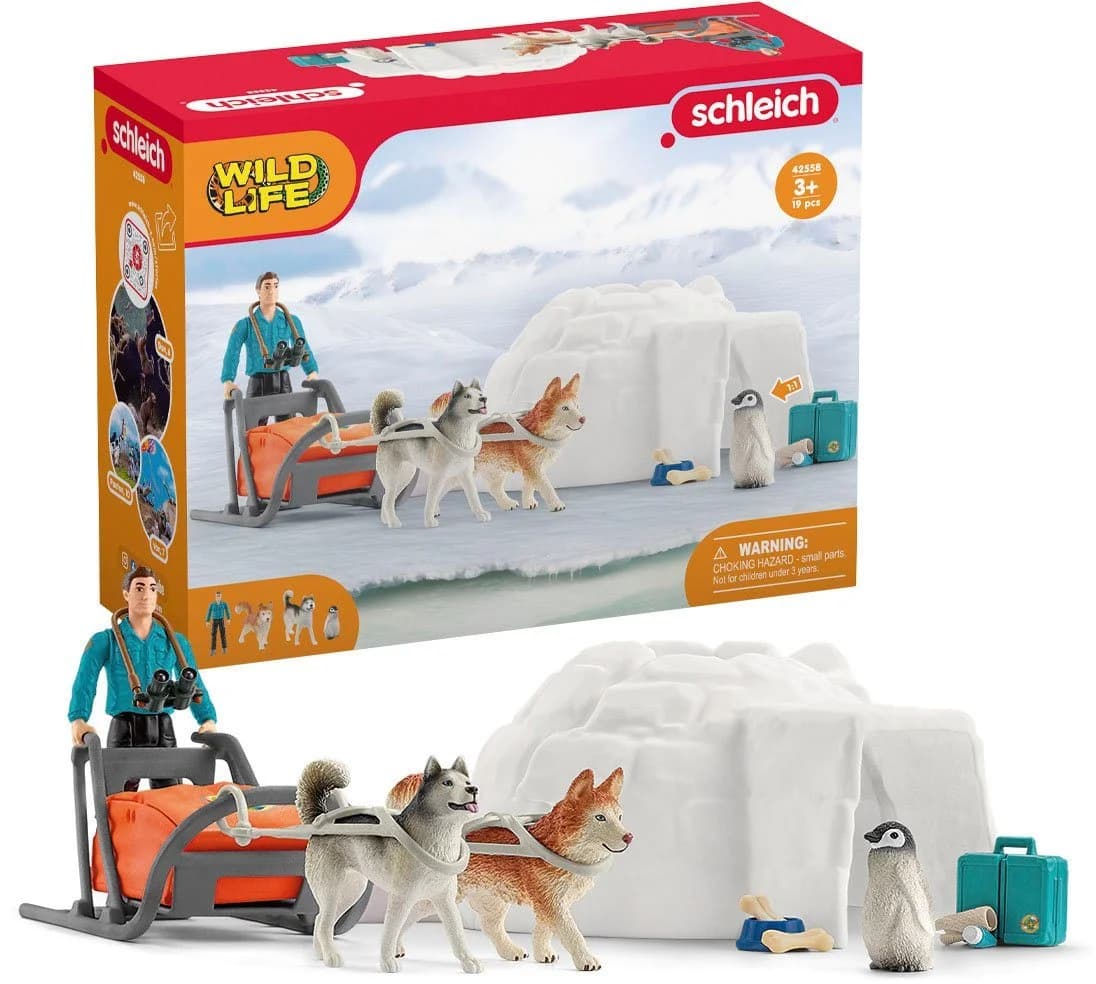 SCHLEICH WILD LIFE Antarktis Expedition 42558 Bunt Spielwelt - Bild 2