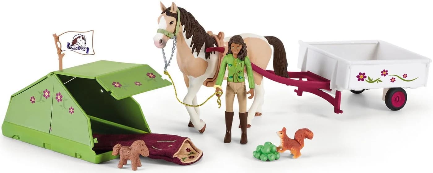 Schleich Horse Club Sarahs Campingausflug Spielfigur Bunt - Bild 2