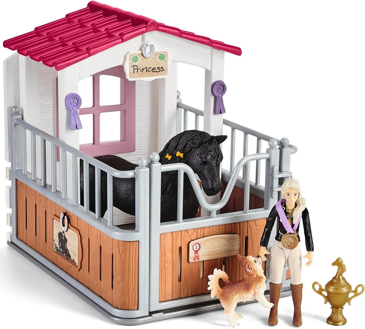 Horse Club Spielfigur 42437 - Pferdebox mit Tori & Princess