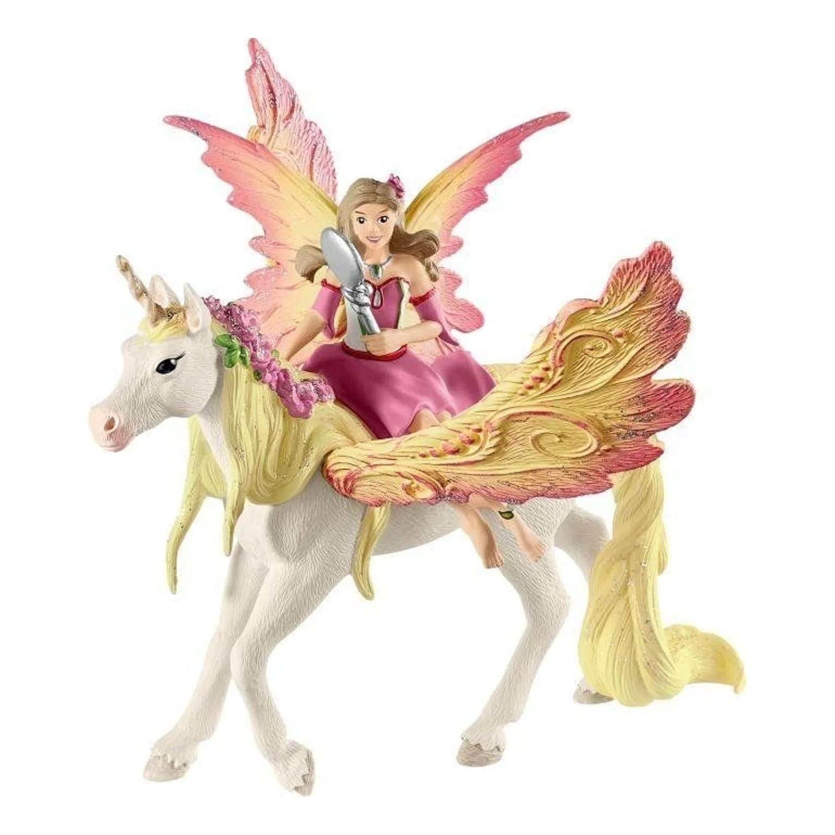 Schleich Bayala Feya mit Pegasus-Einhorn Spielfigur Bunt