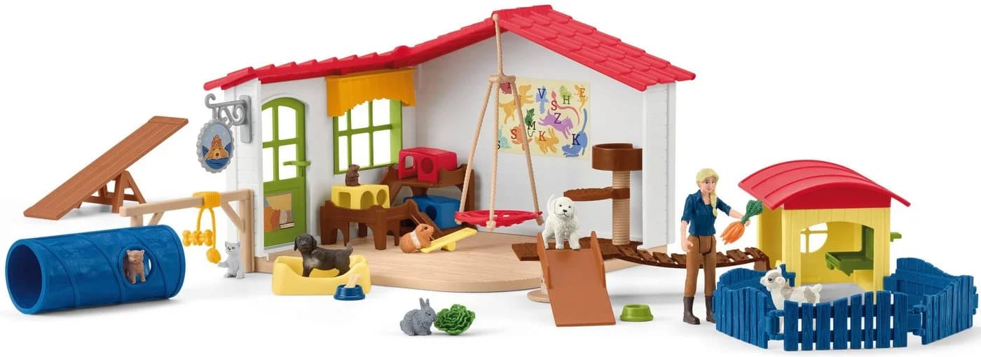 Schleich Farm World Tierhotel 42607 - Bunte Spielwelt mit 24 Teilen - Bild 3