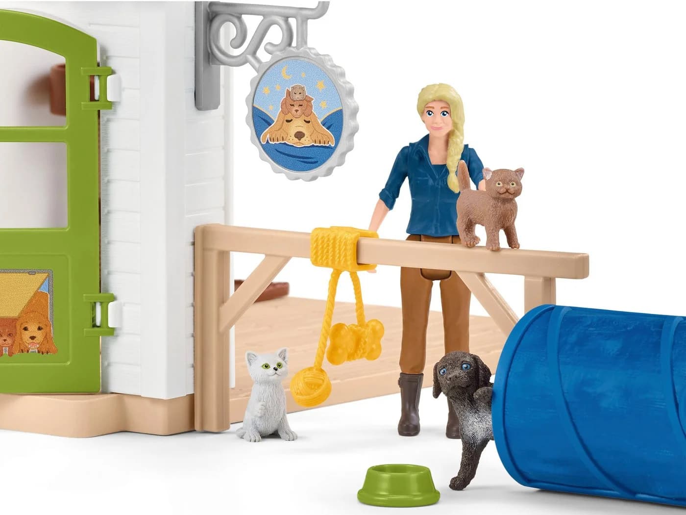 Schleich Farm World Tierhotel 42607 - Bunte Spielwelt mit 24 Teilen - Bild 4