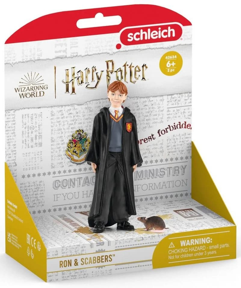SCHLEICH Spielfigur Harry Potter Ron Weasley & Krätze bunt Made in Europe - Bild 5
