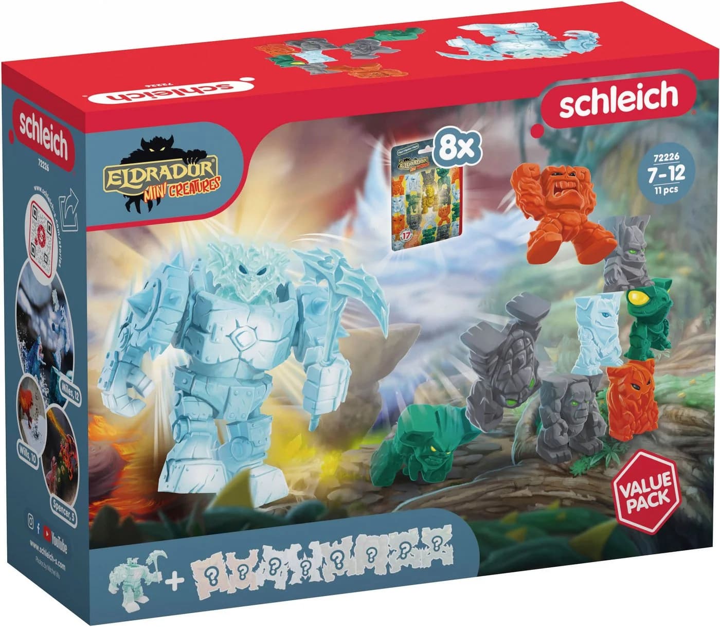Schleich® Eis-Roboter ELDRADOR® CREATURES 11-tlg. Value Pack