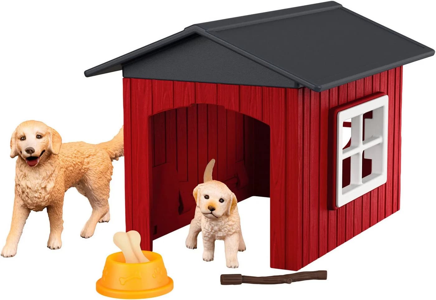 SCHLEICH Farm World Hundehütte mit Golden Retrievern - Bild 4