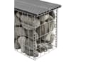 pro.tec Gartenbank Friesland WPC Gabionenbank Grau Bild 3