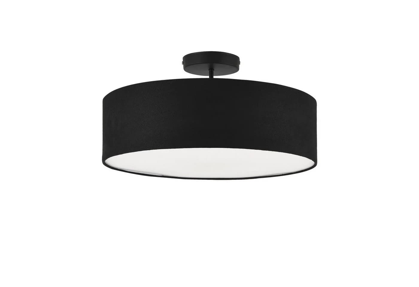 lux.pro Deckenleuchte Missouri 3x E27 Schwarz/Weiß - Bild 2