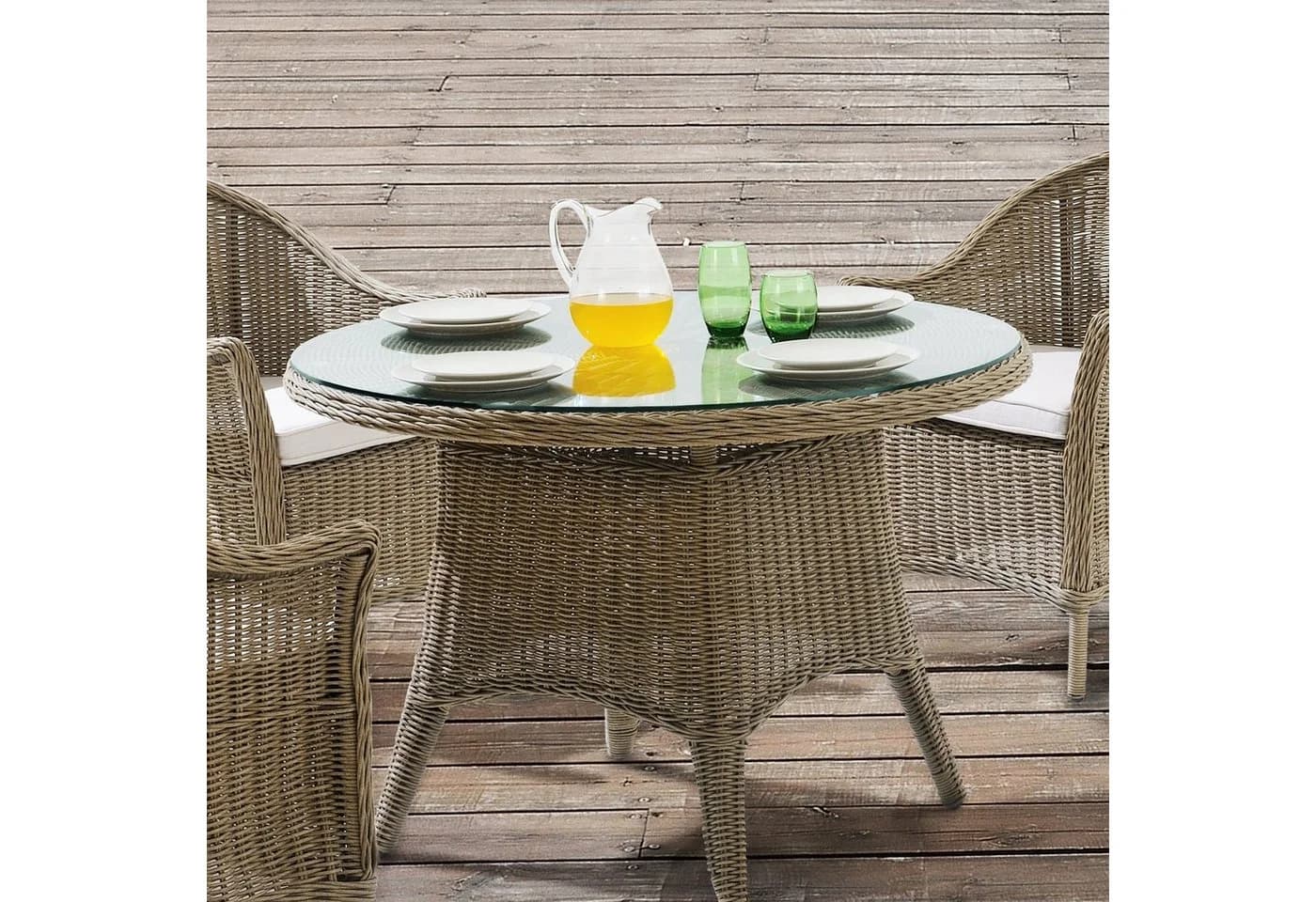 neu.haus Glasplatte ESG 8mm Ø 60 cm Transparent - Bild 5