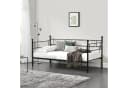 en.casa Metallbett Granada Schwarz Bild 1