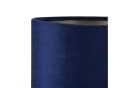 lux.pro Tischleuchte Deventer Schwarz/Kupfer Blau Flanell E14 Bild 3