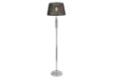 lux.pro Stehlampe Lingen 1xE27 Metallgestell Stoff Schirm Chrom Grau Bild 2