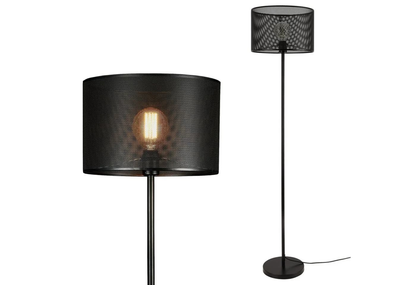 lux.pro Stehlampe »Hjo« Schwarz Metall Modern - Bild 2