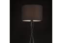 lux.pro Stehlampe Grenoble Schwarz Dreifuß 154cm Stoffschirm Bild 4