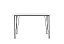 en.casa Esstisch »Kiel« Weiß mit Hairpin-Legs Bild 1