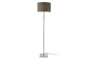lux.pro Stehlampe Coimbra Grau Metall Stoff E27 Bild 1