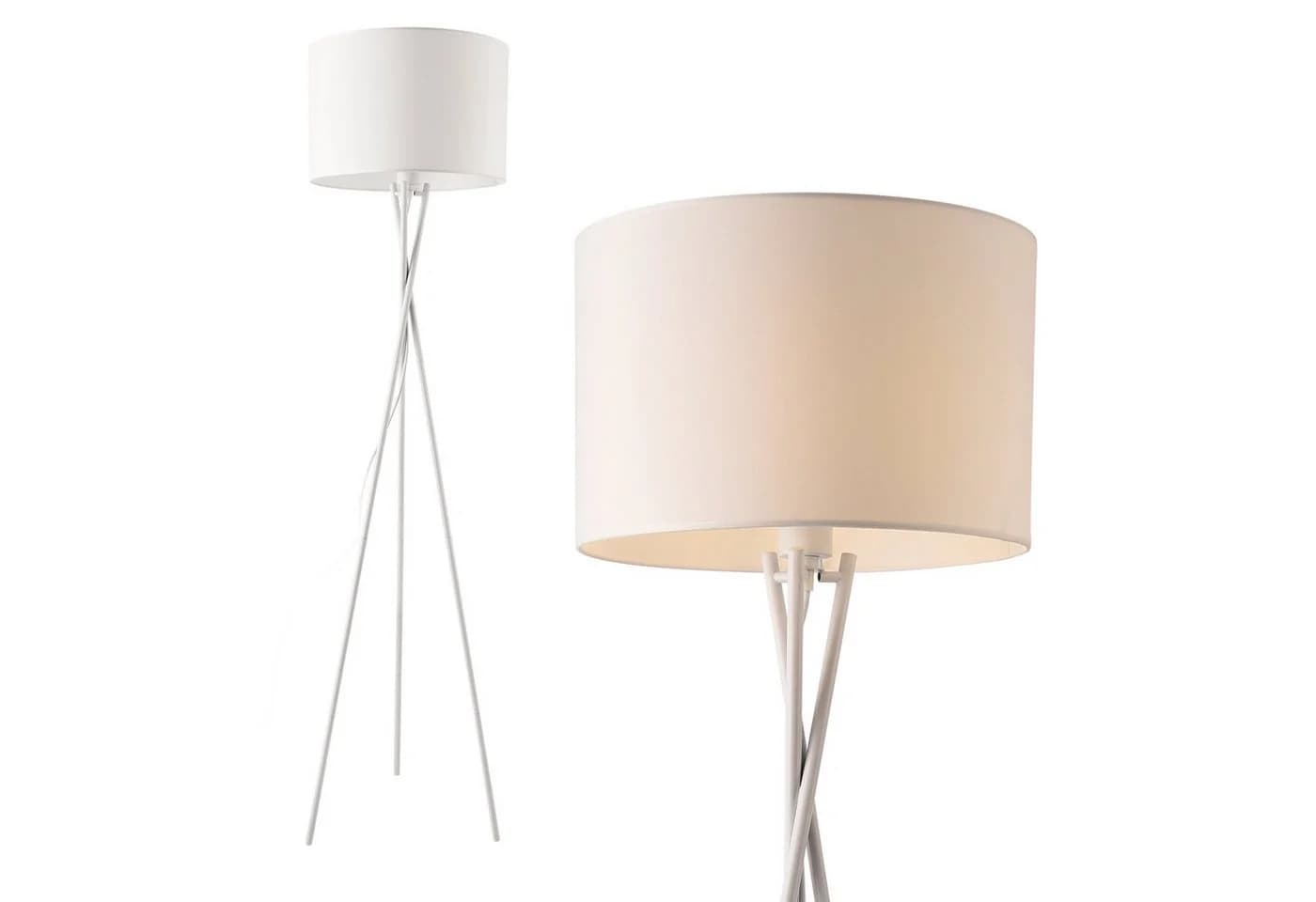 lux.pro Stehlampe Grenoble Weiß Modern