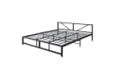 en.casa Metallbett Meran Bettgestell Schwarz mit Lattenrost Bild 2