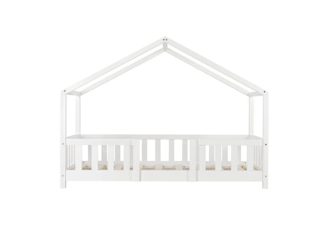 en.casa Kinderbett Treviolo Haus-Optik Weiß - Bild 5