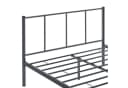 en.casa Metallbett Laos 120x200 cm Dunkelgrau Bild 5
