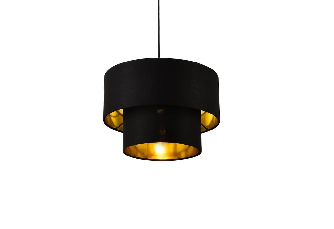 lux.pro Hängeleuchte Lopar Schwarz/Gold Pendelleuchte - Bild 3