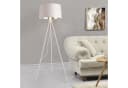 lux.pro Stehlampe Manchester Weiß Metall 3-Fuß Design Bild 1