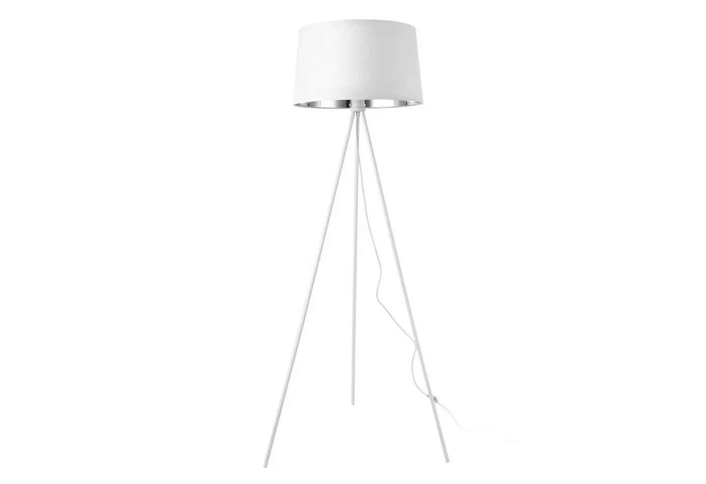 lux.pro Stehlampe Manchester Weiß Metall 3-Fuß Design - Bild 2