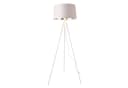 lux.pro Stehlampe Manchester Weiß Metall 3-Fuß Design Bild 3