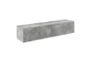 en.casa Hängeschrank Evaton TV Lowboard 140cm Betonoptik Bild 1