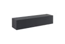 en.casa Hängeschrank Evaton TV Lowboard 140cm Dunkelgrau Matt Bild 1