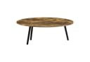 en.casa Couchtisch Viborg Modern Dunkler Holzton Schwarz Bild 4