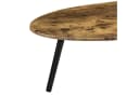en.casa Couchtisch Viborg Modern Dunkler Holzton Schwarz Bild 5