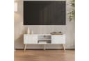 en.casa Lowboard Eskilstuna Fernsehtisch Weiß 120cm Bild 1