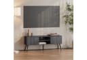 en.casa Lowboard Fernsehtisch Eskilstuna 120x29,5x46,5cm Dunkelgrau Bild 2