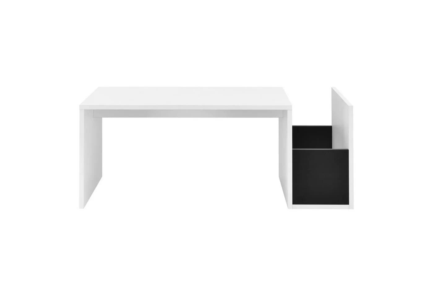 en.casa Couchtisch Bollnäs Weiß mit Ablagefach - Bild 4