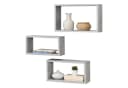 en.casa Wandregal »Mandal« 3-teilig Betonoptik Bild 2