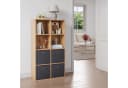 en.casa Faltbox 10er-Set Aufbewahrungsbox 30x30x28cm Dunkelgrau Bild 3
