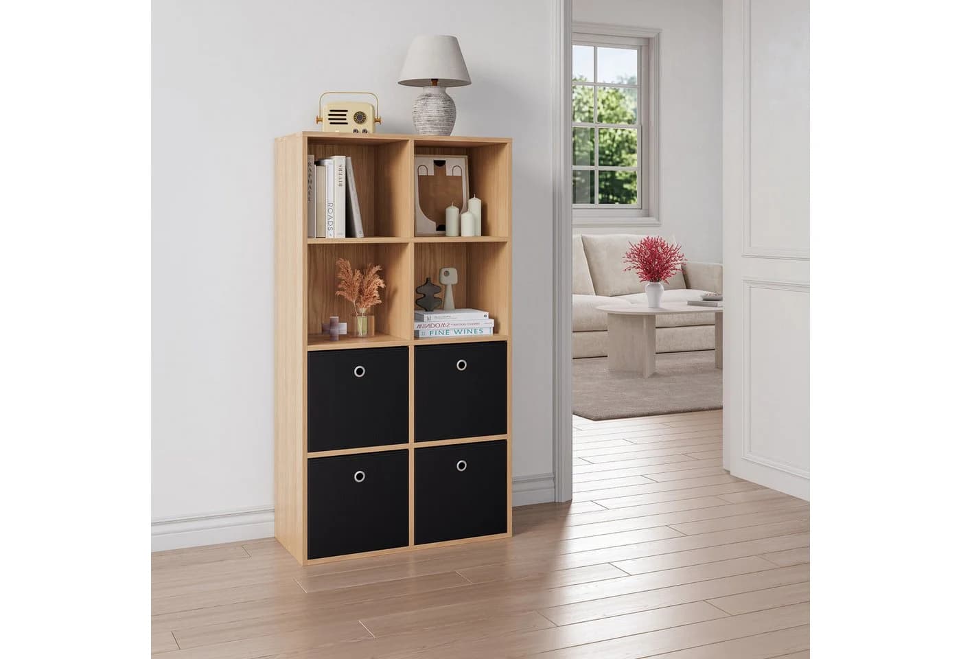 en.casa Faltbox 10er Set Schwarz Vlies Aufbewahrungsbox - Bild 3