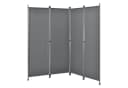 pro.tec Paravent »Modica« Trennwand Outdoor Sichtschutz 170x215cm Mittelgrau Bild 3