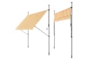 pro.tec Klemmmarkise Stem Gelb/Weiß ohne Bohren Bild 1