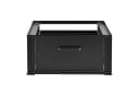 en.casa Waschmaschinenunterschrank Comfortixx Schwarz mit Schublade Bild 4